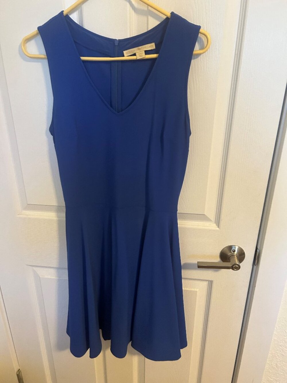 Boston Proper blue travel dress